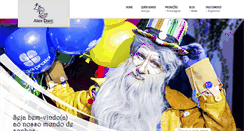 Desktop Screenshot of alexdarcproducoes.com.br